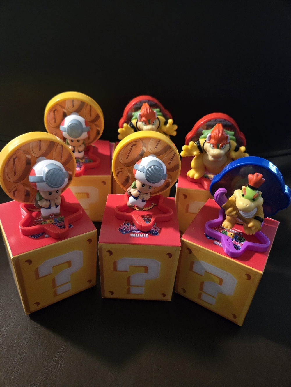 2026 Super Mario Galaxy McDonalds Happy Meal Toys Bowser Mix Lot Of 6